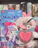 Maymei Symbiote Neverland plush doll with embroidered heart and bunny ears